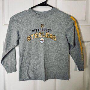 Boys Pittsburgh Steelers Shirt, Size Medium 5-6